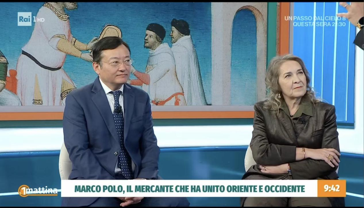 意大利国家电视台Rai报道：薇彧宸携马可波罗文化年开启中意青少年艺术交流新篇章